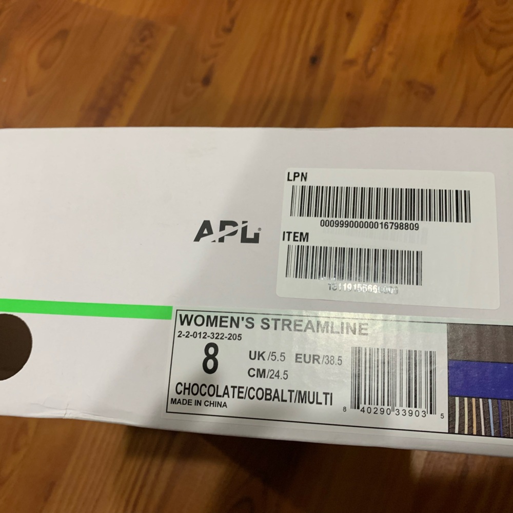 APL Streamline Women’s Running Shoe Size 8 Chocolate Brown new w box - Picture 4 of 7